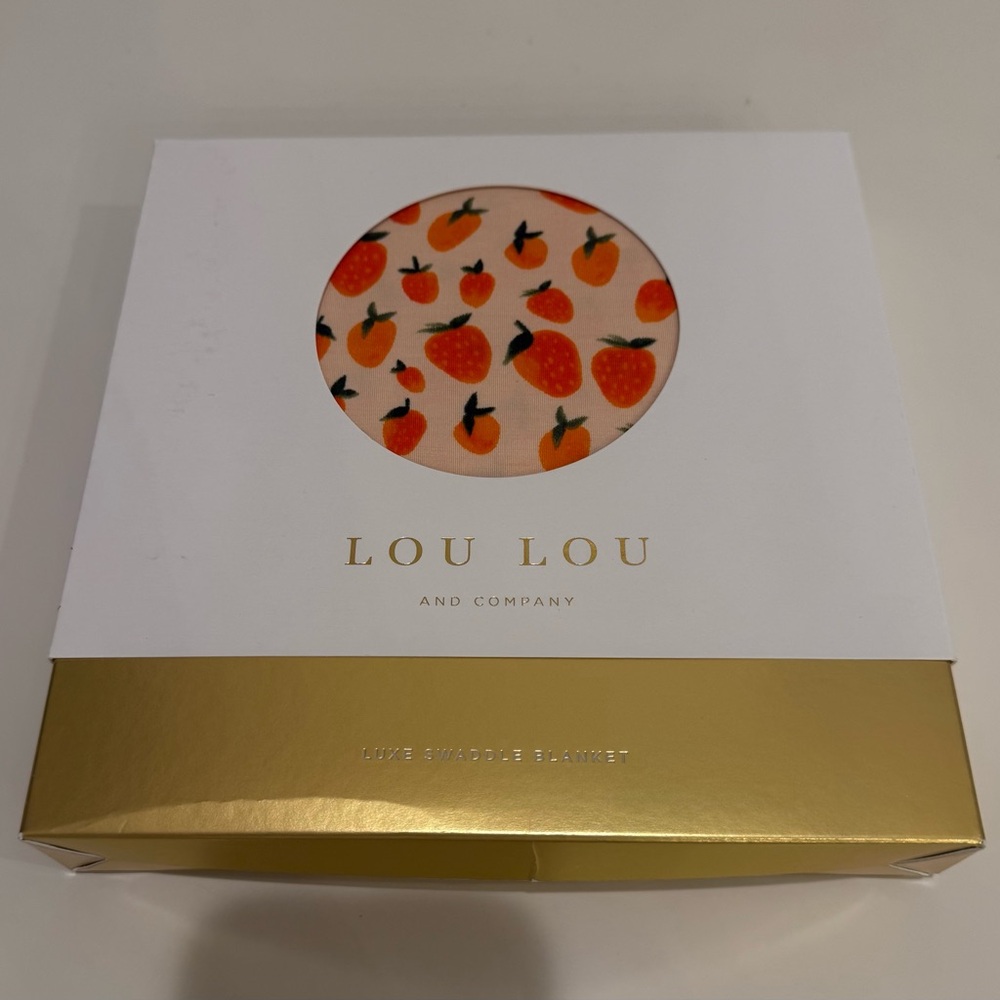 Lou Lou & Company Strawberry Luxe Swaddle